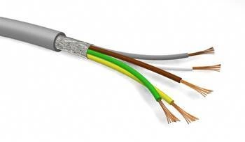 Przewód sterowniczy giętki, ekranowany LiYCY 3x1 mm² 300/300V