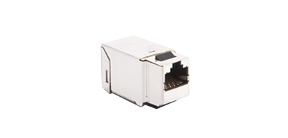 Wkład gniazda komputerowego RJ45 kat.6, ekranowany (FTP) stal nierdzewna CJ645FM