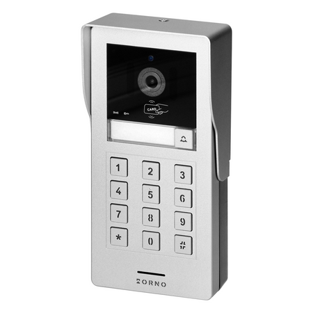 ORNO GAYD, zestaw wideodomofonowy jednorodzinny, 2-żyłowy, 8", Wi-Fi, ekran dotykowy, 2MP Full HD, RFID, szyfrator