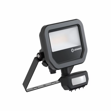 LEDVANCE Naświetlacz FLOOD LIGHT 8W 1200lm 4000K obudowa czarna z czujnikiem ruchu