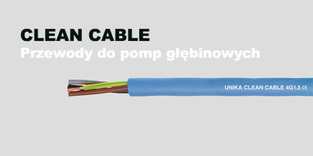 Przewód do pomp głębinowych Clean Cable 3x1,5 450/750V niebieski