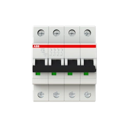 ABB Wyłącznik nadmiarowo-prądowy serii STANDARD 4-polowy C 20A 6kA S204-C20