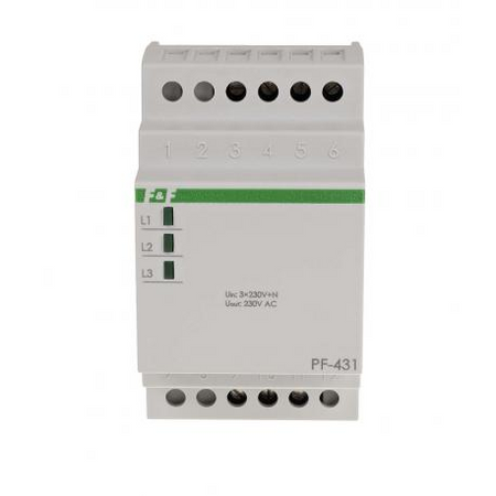 F&F Automatyczny przełącznik faz PF-431i True RMS