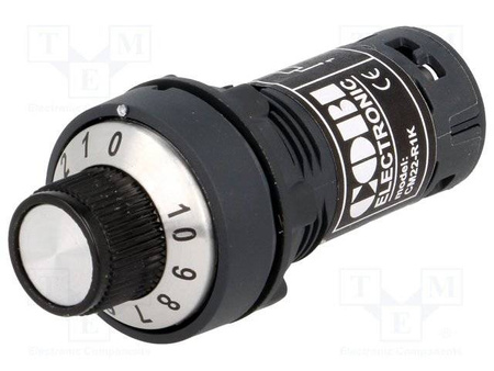 Potencjometr przemysłowy do falowników CM22-R10K 22mm;IP65;Seria
prod: CM22; -25÷70°C; Ø22,5mm;10kΩ