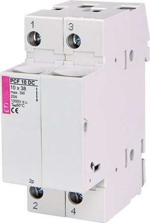 ETI Rozłącznik bezpiecznikowy PV bez sygnalizacji PCF 10 DC 2P 1000V
