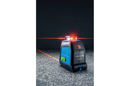 Hogert Poziomnica laserowa czerwona 30m 3D HT4M072