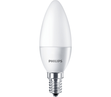 PHILIPS Żarówka LED CorePro candle 5,5W/840 odpowiednik 40W 470lm 4000K neutralna biała E14 Frosted