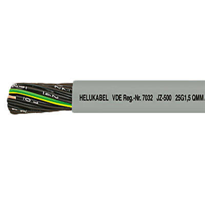 Przewód sterowniczy elastyczny żyły numerowane JZ-500 5G1,5 mm² 300/500V