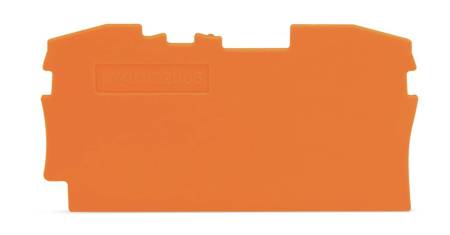 TOPJOBS Ścianka końcowa/wewnętrzna gr. 1mm pomarańczowa do serii 2006 2-przewodowa 6 mm² (10 mm²)
